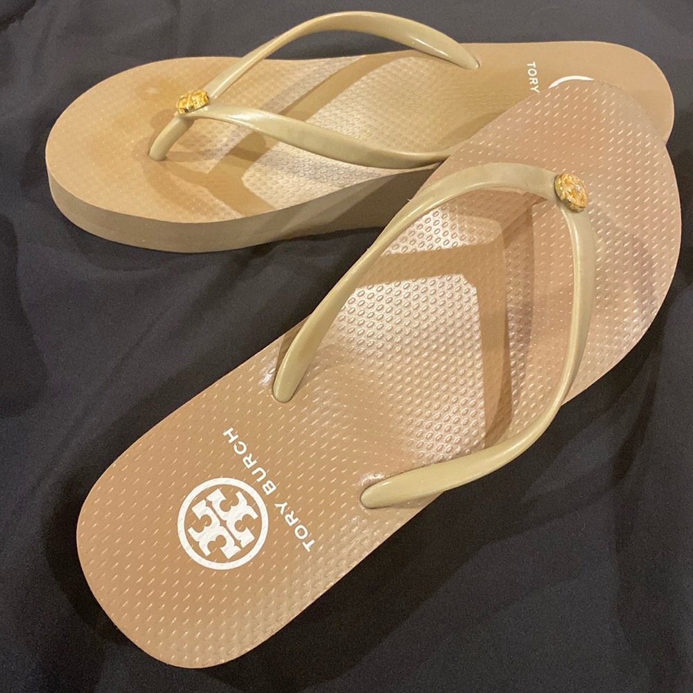 Tory Burch Flip Flops Size 8
